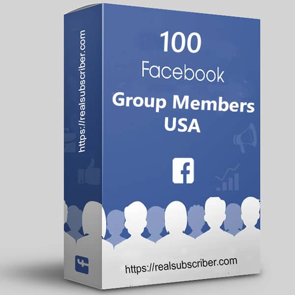 Buy 100 Facebook group members USA