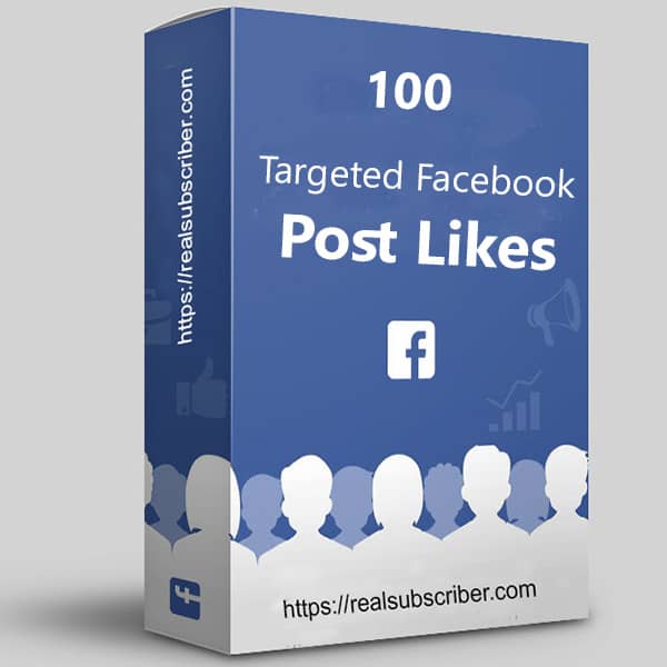 Buy 100 targeted Facebook post likes