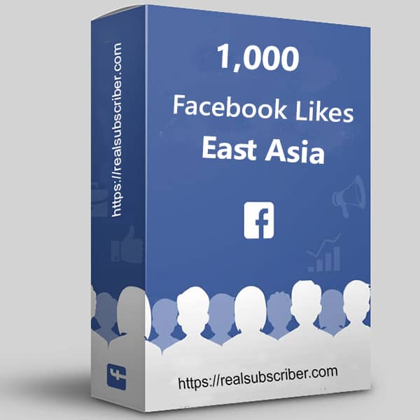 Buy 1000 Facebook likes East Asia