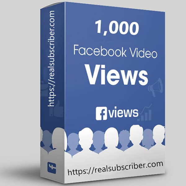 Buy 1000 Facebook video views