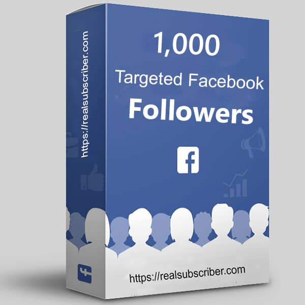 Buy 1000 targeted Facebook followers
