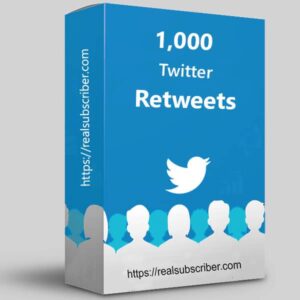 Buy 1000 Twitter Retweets