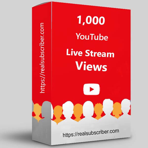 Buy 1000 Youtube live stream views