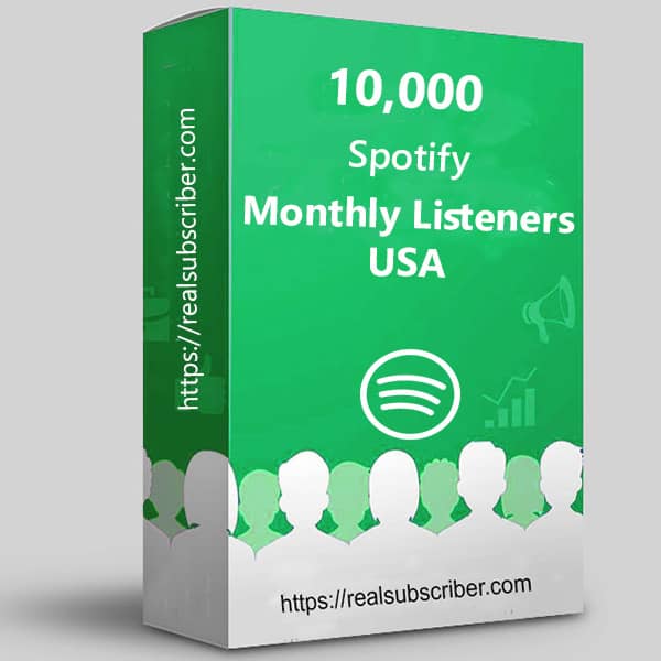 Buy 10k Spotify monthly listeners USA