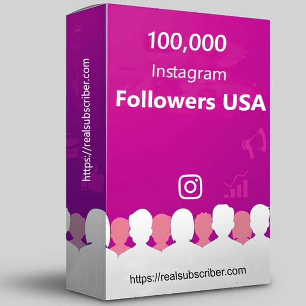 Buy 100k Instagram followers USA