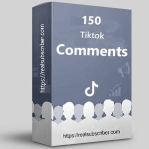 Buy 150 TikTok comments