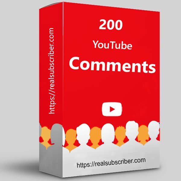 Buy 200 YouTube comments