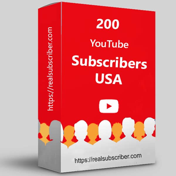 Buy 200 Youtube Subscribers USA