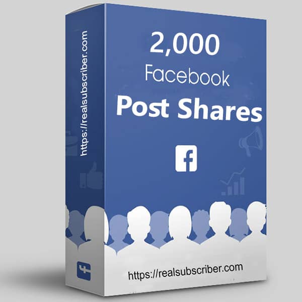 Buy 2000 Facebook post shares
