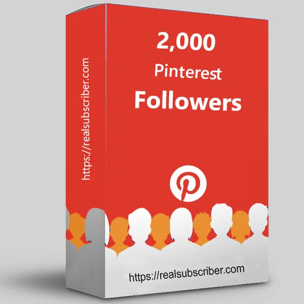 Buy 2000 Pinterest followers