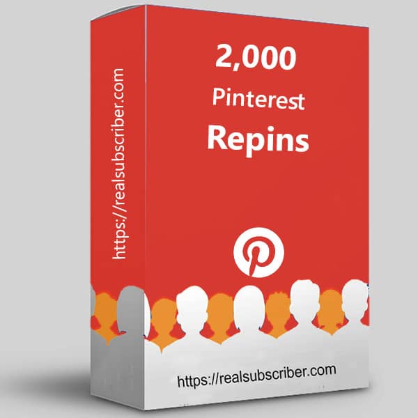 Buy 2000 Pinterest repins