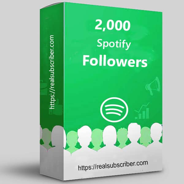 Buy 2000 Spotify followers