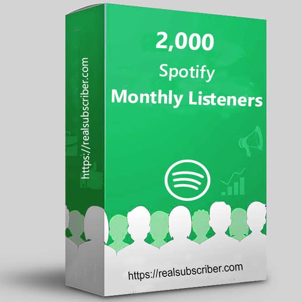 Buy 2000 Spotify monthly listeners