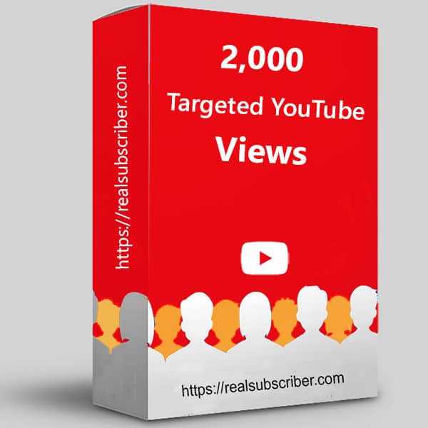 Buy 2000 targeted YouTube views