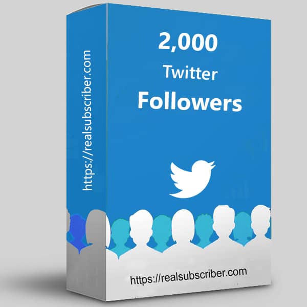 Buy 2000 Twitter followers