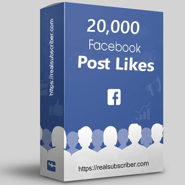 Buy 20k Facebook post likes