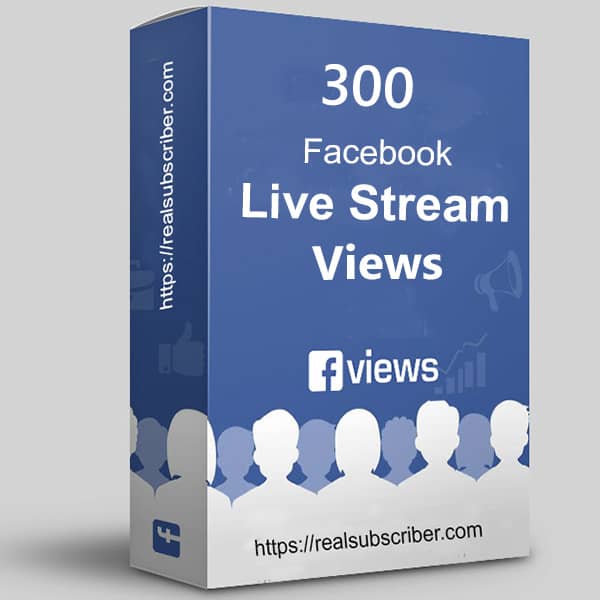 Buy 300 Facebook live stream views