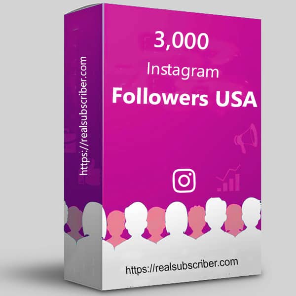 Buy 3000 Instagram followers USA