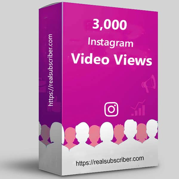 Buy 3000 Instagram video views