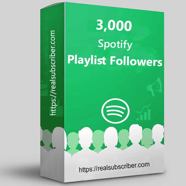 Buy 3000 Spotify playlist followers