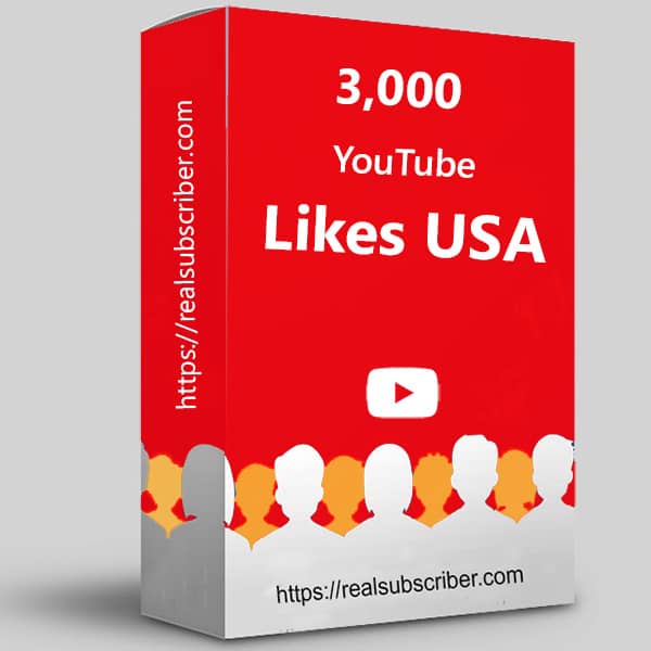 Buy 3000 YouTube likes USA