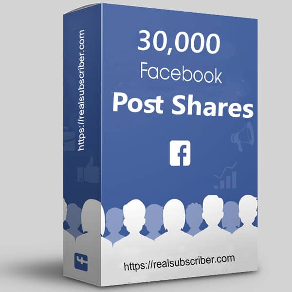 Buy 30k Facebook post shares