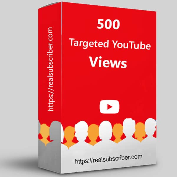 Buy 500 targeted YouTube views