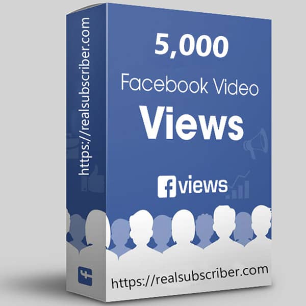 Buy 5000 Facebook video views