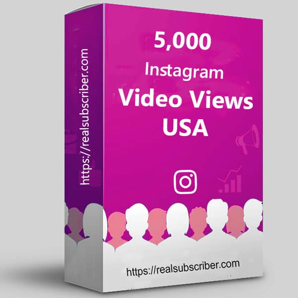 Buy 5000 Instagram video views US