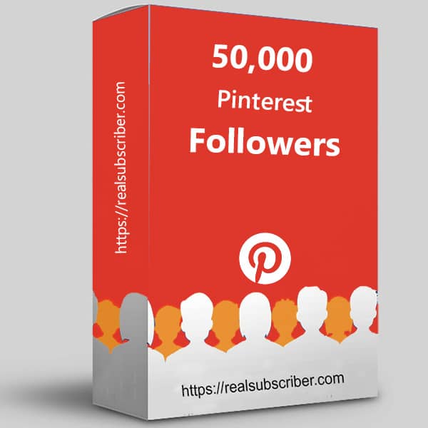 Buy 50k Pinterest followers