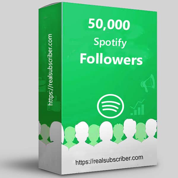 Buy 50k Spotify followers