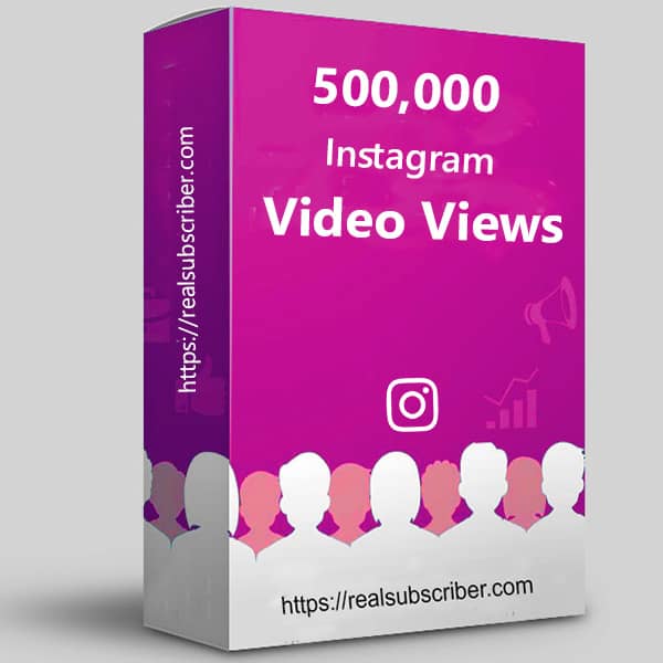 Buy 500k Instagram video views