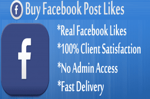 Facebook post likes for business